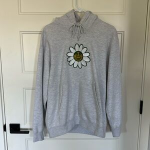 Mens Obey Hoodie, Size Medium, Heather Grey